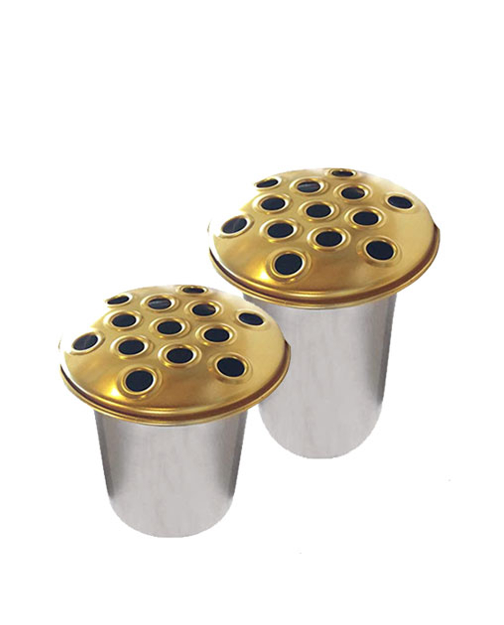 Gold Memorial Flower Containers